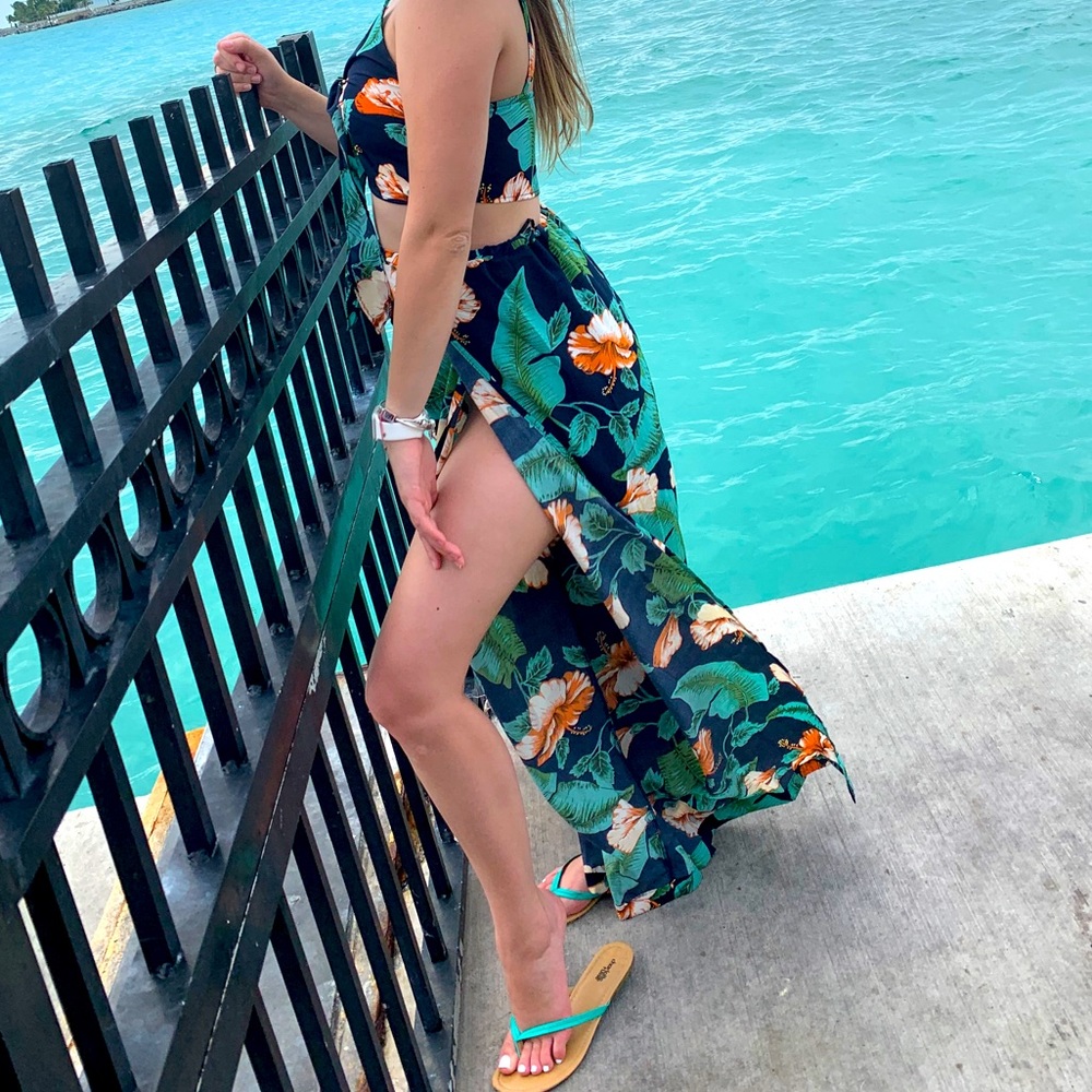 Tropical leave set
